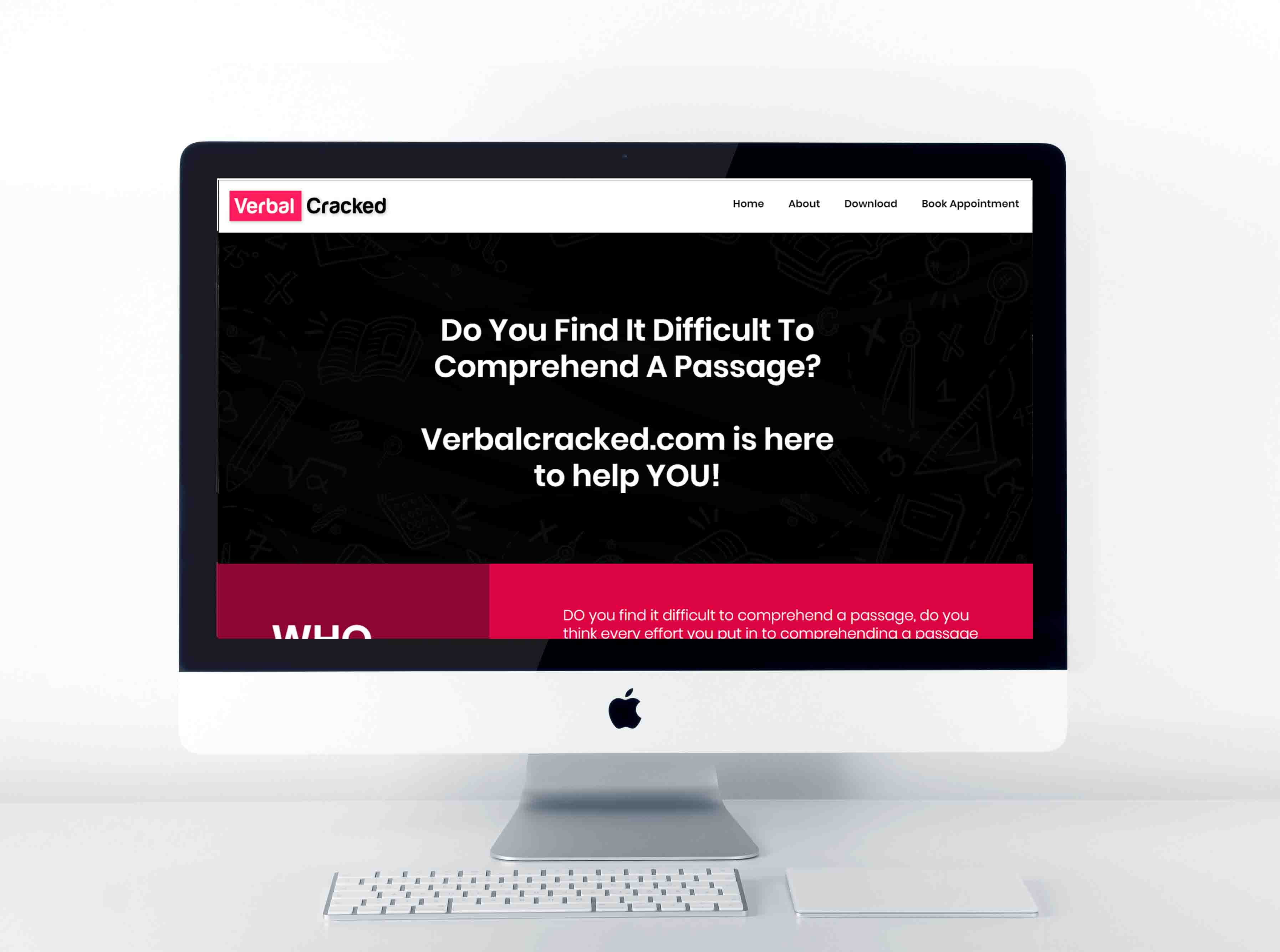 Verbal Cracked-Responsive website with Payment Gateway.